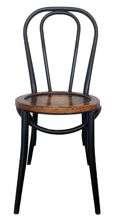 Bistro Dining Chair - Metal/Fir at Online8 Furniture Auckland NZ