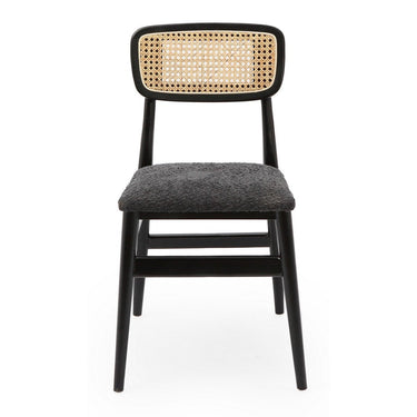 Boston Boucle & Rattan Dining Chair at Online8 Furniture Auckland NZ