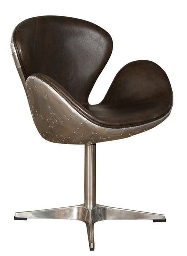 Boston Aviator Swivel Chair Java Black at Online8 Furniture Auckland NZ