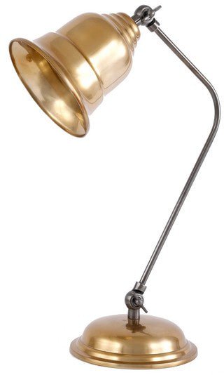 Brass Adjustable Table lamp at Online8 Furniture Auckland NZ