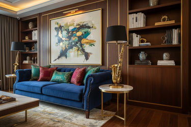The Virtuoso: Brass Saxophone Table Lamp at Online8 Furniture Auckland NZ
