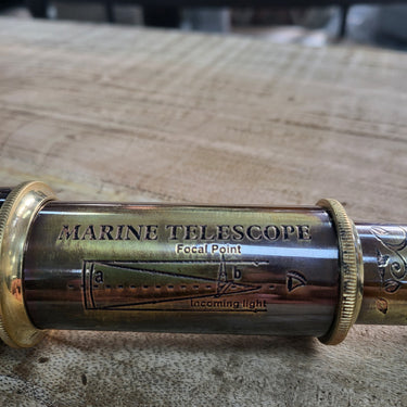 Brass Telescope Decorative at Online8 Furniture Auckland NZ