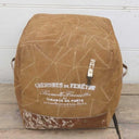 Buffalo Leather Pouf | Ottoman at Online8 Furniture Auckland NZ