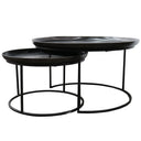 Calypso Coffee Table Set/2 -Black at Online8 Furniture Auckland NZ
