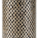 Capiz Circle Patterned Side Table | Accent Stool at Online8 Furniture Auckland NZ