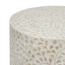 Capiz Side Table | Accent Stool at Online8 Furniture Auckland NZ