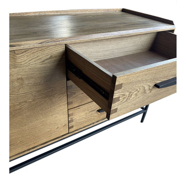 Carlton 2 Door 3 Drawer Sideboard - Natural at Online8 Furniture Auckland NZ