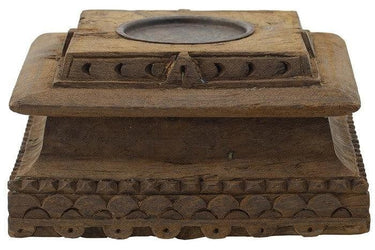 Carved Pillar Candle Holder at Online8 Furniture Auckland NZ