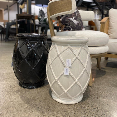 Ceramic Stool Diamond 18″ at Online8 Furniture Auckland NZ
