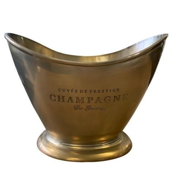 Champagne Bucket Aluminium Gold at Online8 Furniture Auckland NZ