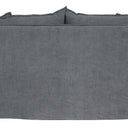 Chantilly 2 Seater Slipcover Sofa - Dark Grey at Online8 Furniture Auckland NZ