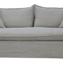 Chantilly 3-Seater Slip Cover Sofa - Salt & Pepper at Online8 Furniture Auckland NZ