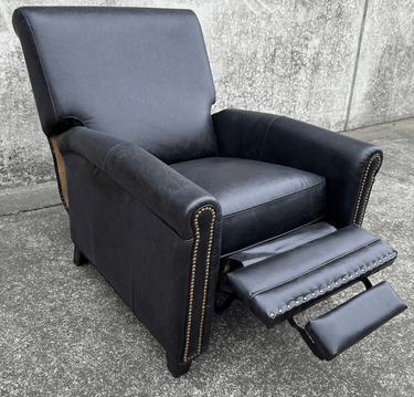 Chatswood Recliner Chair - Belon Black at Online8 Furniture Auckland NZ