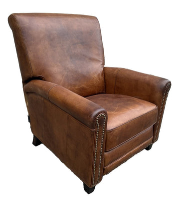 Chatswood Recliner Chair - Vintage Cigar at Online8 Furniture Auckland NZ