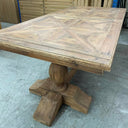 Classic Dining Table Parquet Top - 2000mm at Online8 Furniture Auckland NZ
