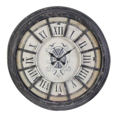 Classic Metal Wall Clock - Large at Online8 Furniture Auckland NZ
