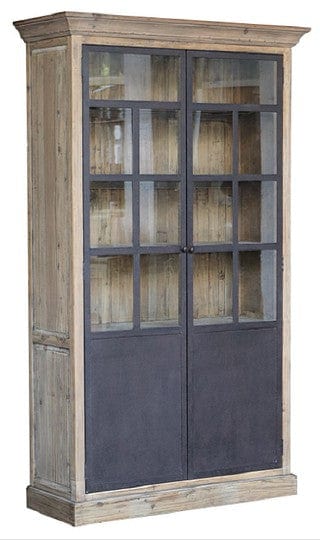 Classic Wall Unit - Metal & Glass at Online8 Furniture Auckland NZ