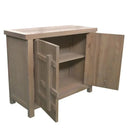 Heritage Elm Woodlock 2 Door Cabinet - Grey Wash at Online8 Furniture Auckland NZ