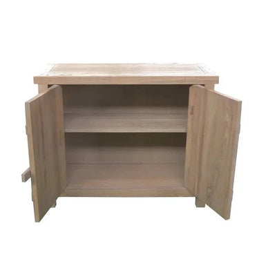 Heritage Elm Woodlock 2 Door Cabinet - Grey Wash at Online8 Furniture Auckland NZ