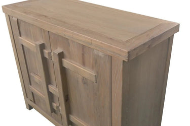 Heritage Elm Woodlock 2 Door Cabinet - Grey Wash at Online8 Furniture Auckland NZ