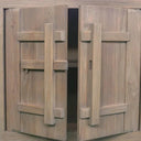 Heritage Elm Woodlock 2 Door Cabinet - Grey Wash at Online8 Furniture Auckland NZ