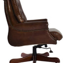 Columbus Vintage Leather Chesterfield Desk Chair at Online8 Furniture Auckland NZ