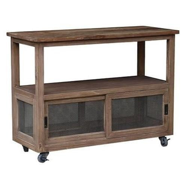 Console Table with Chicken Wire Sliding Doors at Online8 Furniture Auckland NZ