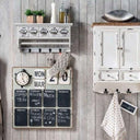 Country Memo Chalk Board with Clock at Online8 Furniture Auckland NZ