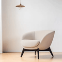Crescent Boucle Lounge Chair at Online8 Furniture Auckland NZ