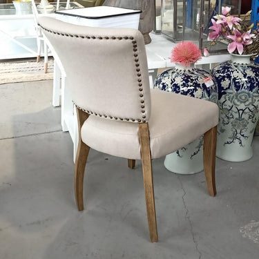 Derringer Dining Chair - Linen at Online8 Furniture Auckland NZ