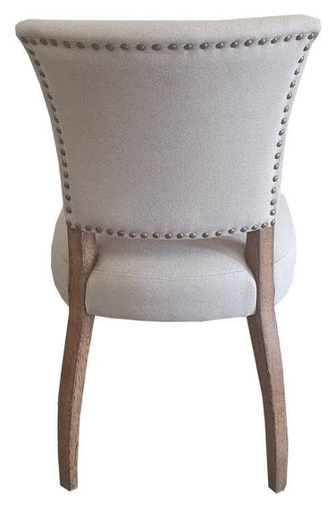 Derringer Dining Chair - Linen at Online8 Furniture Auckland NZ