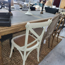 Dining Table - Old Elm Zinc Top at Online8 Furniture Auckland NZ