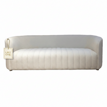 Dubai 3 Seater Sofa - White Boucle at Online8 Furniture Auckland NZ