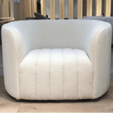 Dubai Armchair - White Boucle at Online8 Furniture Auckland NZ