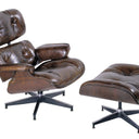 Eames Chair & Footstool Vintage Cigar at Online8 Furniture Auckland NZ