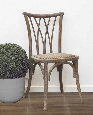 Elm & Rattan Bentwood Dining Chair at Online8 Furniture Auckland NZ
