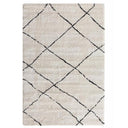 Evie Nordic Cream Black Rug at Online8 Furniture Auckland NZ