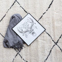 Evie Nordic Cream Black Rug at Online8 Furniture Auckland NZ
