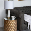 Geometric Side Table Gold at Online8 Furniture Auckland NZ
