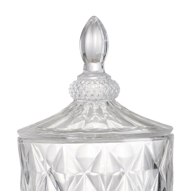 Glass Drink Dispenser - Diamond Pattern at Online8 Furniture Auckland NZ