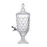 Glass Drink Dispenser - Diamond Pattern at Online8 Furniture Auckland NZ