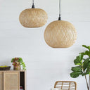 Globe Bamboo Hanging Light at Online8 Furniture Auckland NZ