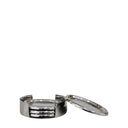 Hammered Coasters Set/4 In Holder Silver at Online8 Furniture Auckland NZ