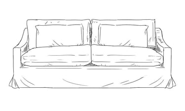 Hampton 3.5 Seater - Sofa Frame at Online8 Furniture Auckland NZ