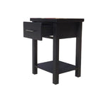 Helen Bedside Table Black at Online8 Furniture Auckland NZ