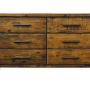 Industrial 6 Drawer Lowboy at Online8 Furniture Auckland NZ