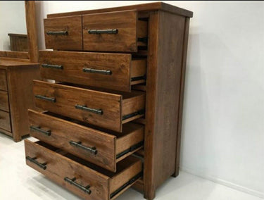 Industrial Bedroom Suite 6Pcs - King at Online8 Furniture Auckland NZ