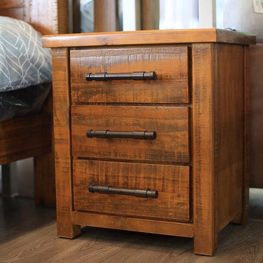 Industrial Bedroom Suite 6Pcs - Queen at Online8 Furniture Auckland NZ