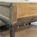 Industrial Pine & Iron Desk at Online8 Furniture Auckland NZ