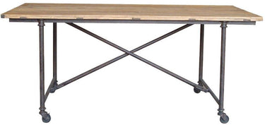 Industrial Dining Table 1800 at Online8 Furniture Auckland NZ